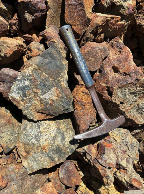 Gossen-Breccia rock